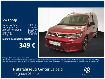 Neu VW Caddy 122 PS (89 kW) 2025 Rot Van / Kleinbus