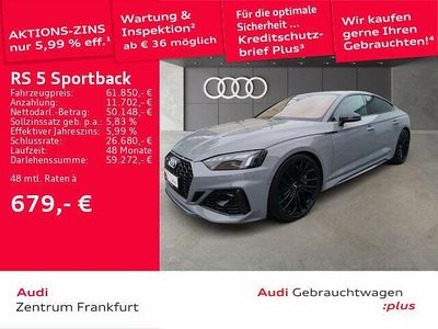 Gebraucht Audi RS5 Sportback Sport 450 PS (330 kW) 2020 Grau Limousine
