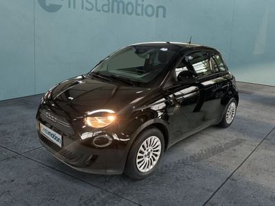 Schwarz Gebraucht 2021 Fiat 500e Action Kleinwagen | 15.400 € (Teuer)