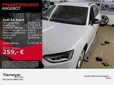 Gebraucht Audi A4 S-Line 150 PS (110 kW) 2023 Weiß Kombi