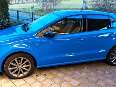 Gebraucht VW Polo Comfortline 90 PS (66 kW) 2014 Blau Kleinwagen