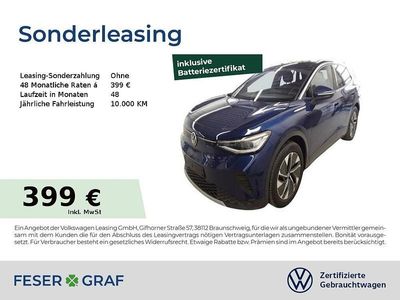 Gebraucht VW ID.4 Pro 210 kW (286 PS) 2025 Blue dusk metallic schwarz SUV