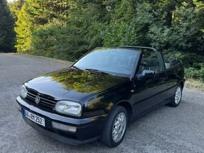 Gebraucht VW Golf Cabriolet 101 PS (74 kW) 1996 Schwarz Cabrio