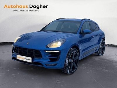 Blau Gebraucht 2015 Porsche Macan Turbo Chrono SUV | 41.900 € (Fairer Preis)