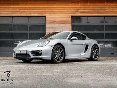 Gebraucht Porsche Cayman 275 PS (202 kW) 2015 Arctic silver metallic Coupé