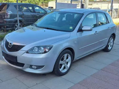 Gebraucht Mazda 3 Comfort 105 PS (77 kW) 2005 Sunlight silver mit klimaanlag Kleinwagen