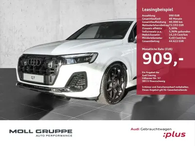 Gebraucht Audi Q7 Ambiente 394 PS (289 kW) 2026 Gletscherweiß metallic SUV