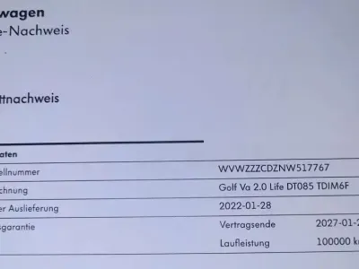 Gebraucht VW Golf VIII 116 PS (85 kW) 2022 Schwarz Kombi