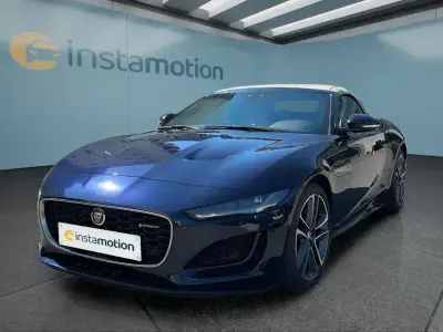 Usata Jaguar F-Type 300 CV (220 kW) 2021 Blu Cabrio