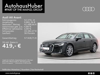 Gebraucht Audi A6 Design 340 PS (250 kW) 2024 Mythosschwarz metallic Kombi