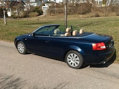 Usata Audi A4 Cabriolet 170 CV (125 kW) 2003 Blu Cabrio