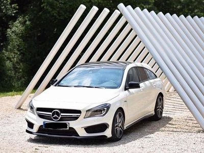Gebraucht Mercedes CLA45 AMG Shooting Brake AMG 381 PS (280 kW) 2016 Weiß Kombi