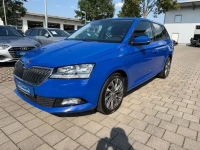 Gebraucht Skoda Fabia Clever 95 PS (69 kW) 2021 Blau Kleinwagen