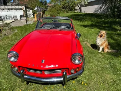 Gebraucht Triumph Spitfire 63 PS (46 kW) 1966 Rot Cabrio