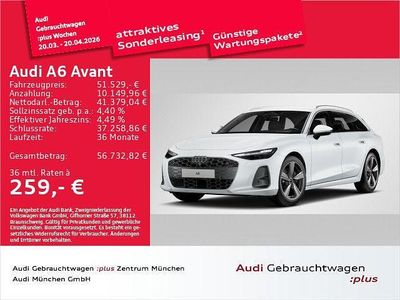 Gebraucht Audi A6 Ambiente 204 PS (150 kW) 2025 Gletscherweiß metallic Kombi