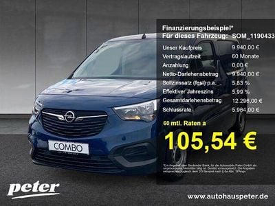 Gebraucht Opel Combo Selection 76 PS (55 kW) 2019 Blau Limousine