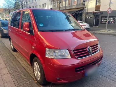 Używany VW T5 Highline 174 KM (127 kW) 2005 Czerwony Van