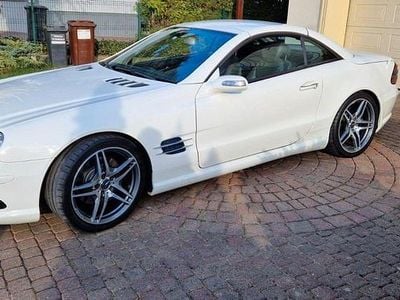 Gebraucht Mercedes SL500 AMG 306 PS (225 kW) 2005 Weiß Cabrio