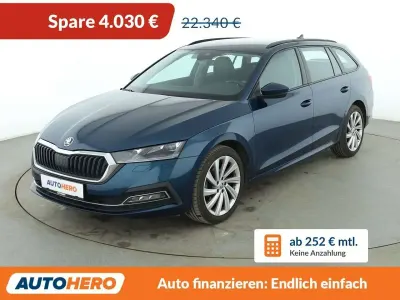 Gebraucht Skoda Octavia First Edition 150 PS (110 kW) 2020 Blau Kombi