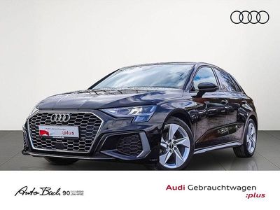 Brugt Audi A3 S-Line 110 HK (80 kW) 2022 Sort Sedan
