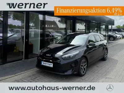 Gebraucht Kia Ceed Platinum Edition 140 PS (102 kW) 2024 (1k) zilinaschwarz (metallic) Kleinwagen