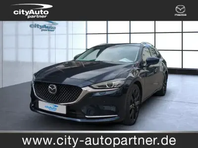 Usata Mazda 6 Exclusive-Line 194 CV (142 kW) 2024 Blu Station wagon