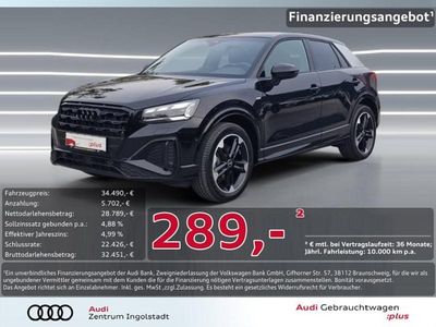 Gebraucht Audi Q2 S-Line 150 PS (110 kW) 2024 Mythosschwarz metallic SUV