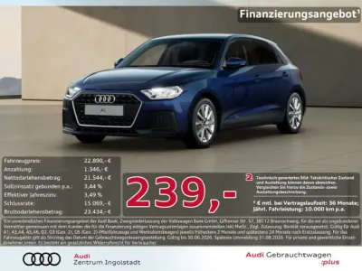 Brugt Audi A1 Sportback Advanced Plus 116 HK (85 kW) 2025 Blå Hatchback
