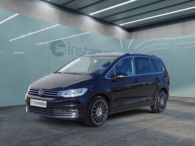 Gebraucht VW Touran Highline 150 PS (110 kW) 2023 Schwarz Van / Kleinbus