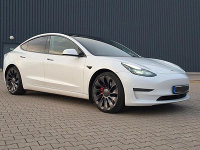 Gebraucht Tesla Model 3 Performance 377 kW (513 PS) 2022 Weiß Limousine