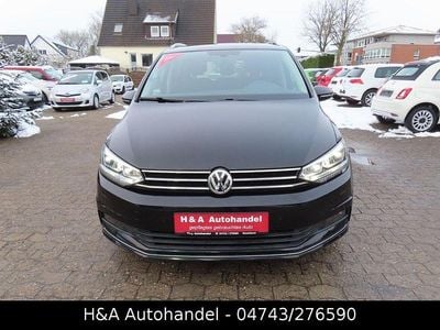 Gebraucht VW Touran Sound 150 PS (110 kW) 2017 Schwarz Van / Kleinbus