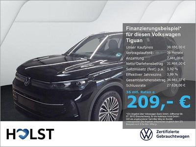 Gebraucht VW Tiguan Goal 150 PS (110 kW) 2025 Schwarz SUV