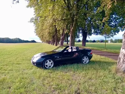 Gebraucht Mercedes SLK230 193 PS (141 kW) 1999 Schwarz Cabrio