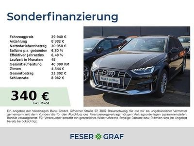Gebraucht Audi A4 Allroad Business 204 PS (150 kW) 2022 Mythosschwarz metallic Kombi