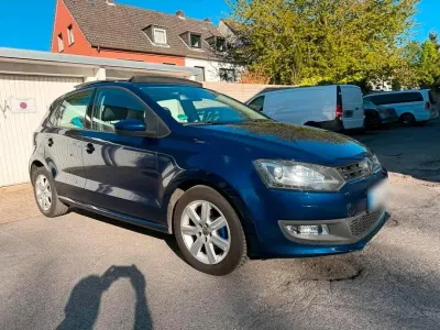 Brugt VW Polo Highline 105 HK (77 kW) 2011 Blå Hatchback
