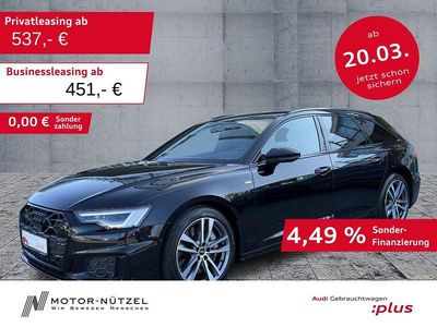 Gebraucht Audi A6 S-Line 299 PS (219 kW) 2025 Mythosschwarz metallic Kombi