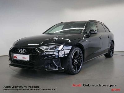 Mythosschwarz metallic Gebraucht 2023 Audi A4 S-Line Kombi | 37.690 € (Teuer)