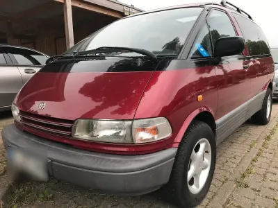 Gebraucht Toyota Previa 132 PS (97 kW) 1991 Rot Van / Kleinbus