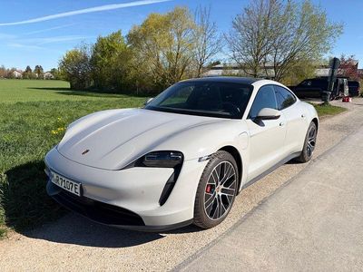 Second-hand Porsche Taycan Performance Package 359 kW (489 CP) 2021 Gri Berlinǎ