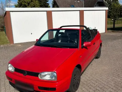 Gebraucht VW Golf Cabriolet 90 PS (66 kW) 1998 Rot Cabrio