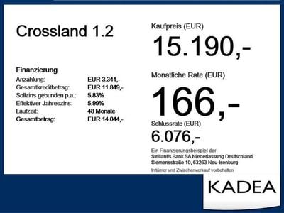 Usata Opel Crossland X 131 CV (96 kW) 2020 Blu SUV