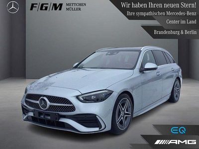 Gebraucht Mercedes C300 AMG line 265 PS (194 kW) 2021 Metalliclack hightechsilber Kombi