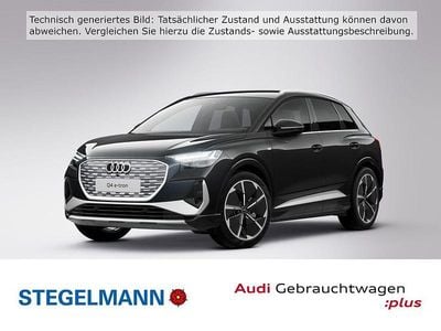 Mythosschwarz metallic Gebraucht 2022 Audi Q4 e-tron S-Line SUV | 33.390 € (Fairer Preis)
