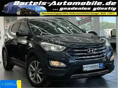 Gebraucht Hyundai Santa Fe Premium 197 PS (144 kW) 2014 Blau SUV