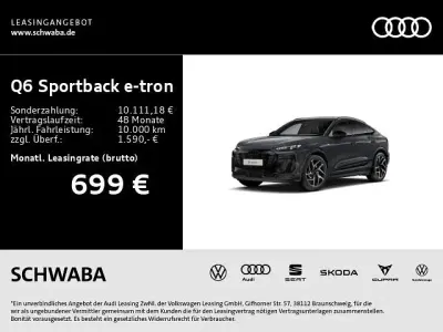 Neu Audi Q6 Sportback e-tron S-Line 225 kW (306 PS) 2026 Grau SUV