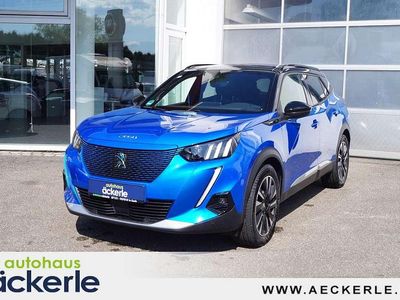 Gebraucht Peugeot e-2008 GT 100 kW (136 PS) 2020 Blau SUV