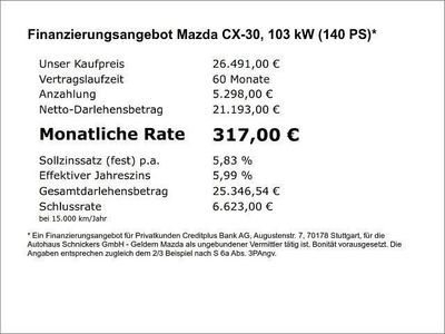 Gebraucht Mazda CX-30 Nagisa 140 PS (102 kW) 2025 Weiss SUV