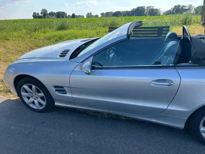 Gebraucht Mercedes SL350 245 PS (180 kW) 2003 Silber Cabrio