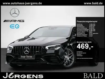 Gebraucht Mercedes CLA45 AMG AMG 387 PS (284 kW) 2021 Schwarz unilack nachtschwarz Coupé