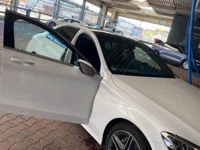Brugt Mercedes C160 AMG line 129 HK (94 kW) 2019 Hvid Coupe